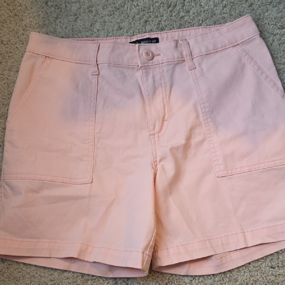 Lee Pink High-Rise Shorts Size 10
